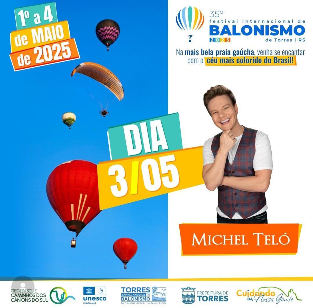Kitnet S2 Em Torres-Rs - Na Mais Bela Praia Gaucha - Cozinha - Banheiro - Ar Condicionado - Tv Smart 32' - Wi-Fi - Estacionamento - Anfitria Superhost No Bnb Εξωτερικό φωτογραφία